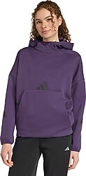 Adidas Z.N.E. JW7746 Kapüşonlu Mor Kadın Sweatshirt