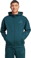 Adidas Z.N.E. KB3709 Kapüşonlu Koyu Yeşil Erkek Eşofman Üstü