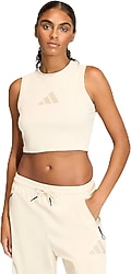 Adidas Z.N.E. Sıfır Kol Bisiklet Yaka Crop Tişört