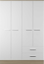 Adore Mobilya Base 2 Çekmeceli 4 Kapaklı Gardırop