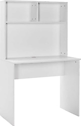 Adore White 52x90 cm Raflı Çalışma Masası