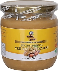 Naturel Çiftçi 350 gr Şekersiz Katkısız Doğal Yer Fıstığı Ezmesi - Fiyat  Performans