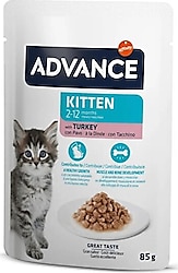 Advance Kitten Hindili 85 gr Yavru Kedi Yaş Maması
