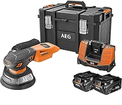 AEG BEX 18SBL-125-602TC Çift Akülü 6 Ah Zımpara Makinesi
