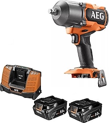 AEG BSS 18HTF12BL-502C Çift Akülü 5 Ah Darbeli Somun Sıkma Makines