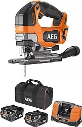 AEG BST 18BLX2-502C Çift Akülü 5 Ah Dekupaj Testere