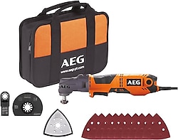 AEG OMNI 300 KIT1 300 W Çok Fonksiyonlu Zımpara Makinesi