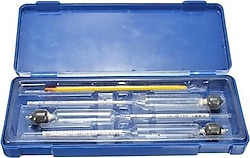 AEK-Tech 0-40-70-100 3'lü Set Termometreli Alkolmetre