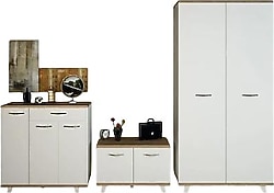 AEKA AE-3041 Eras Lüx Vestiyer Ayakkabılık Portmanto Takımı