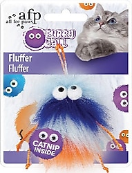 Afp Furry Ball Tüylü Renkli Fare Kedi Oyuncağı