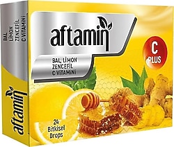 Aftamin Bal Limon ve Zencefil 24'lü Pastil