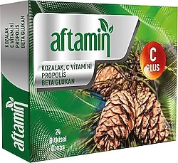 Aftamin Kozalak ve Propolis 24'lü Pastil