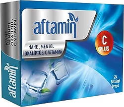 Aftamin Nane Mentol ve Okaliptüs 24'lü Pastil