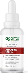 Agarta AHA+BHA Gözenek Sıkılaştırıcı Peeling Yüz Serumu 30 ml