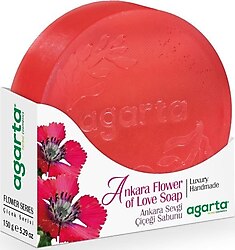 Agarta Çiçek Serisi Doğal Ankara Sevgi Çiçeği Sabunu 150 gr