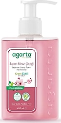 Agarta Doğal Krem Etkili Japon Kiraz Çiçeği Sıvı Sabun 400 ml