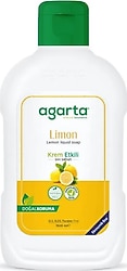 Agarta Doğal Krem Etkili Limon Sıvı Sabun 1.5 lt