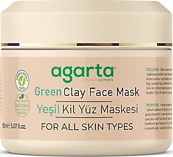 Agarta Yeşil Kil 150 ml Yüz Maskesi