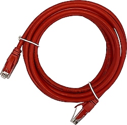 Ager AC-602-030 UTP 3 m Kırmızı CAT6 Patch Kablo