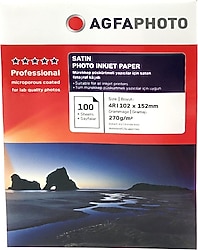 AgfaPhoto 270 gr 10x15 cm 4R 100 Yaprak Mat Fotoğraf Kağıdı
