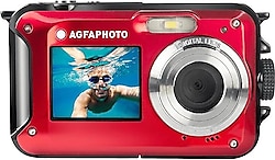 AgfaPhoto Realishot WP8000 Kırmızı Fotoğraf Makinesi