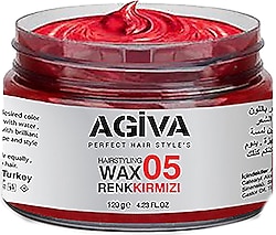 Agiva Renkli Color Wax 120 gr 05 Kırmızı