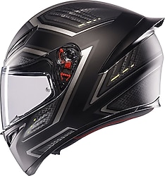 Agv K1 S Sling Mat Siyah Gri Face Full Face Motor Kaskı