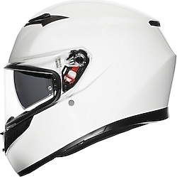 Agv K3 Full Face Beyaz Motor Kaskı