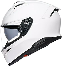 Agv K7 Mono Beyaz Full Face Motor Kaskı