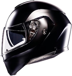 Agv Streetmodular Mono Mat Siyah Çene Açılır Motor Kaskı