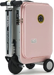 AirWheel SE3SL Elektrikli Scooter Pembe Kabin Boy Valiz