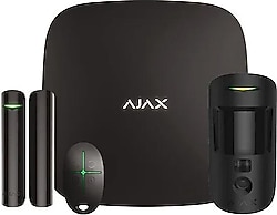 Ajax StarterKit Cam Plus Akıllı Güvenlik Sistemi Siyah