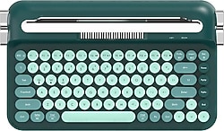 Ajazz AF84 TKL Yeşil Kablosuz Klavye