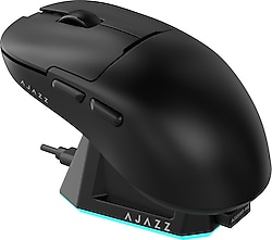 Ajazz AJ159P MC Siyah Şarjlı Optik Kablolu/Kablosuz Oyuncu Mouse
