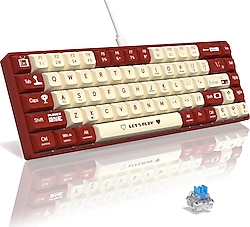 Ajazz AK680 Blue Switch Kablolu Mekanik Oyuncu Klavyesi