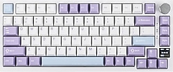 Ajazz AK820 Pro Mor RGB %75 TKL Gift Switch Kablolu/Kablosuz Mekanik Oyuncu Klavyesi