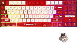 Ajazz AK870 MC RGB %75 TKL Brown Switch Kablolu Mekanik Oyuncu