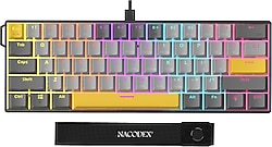 Ajazz NK61 Rainbow %60 TKL Red Switch Kablolu Mekanik Oyuncu Klavyesi
