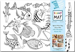 Akademi Çocuk Funny Mat Balık Sürüsü