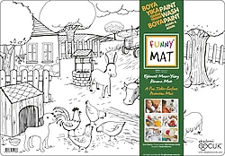 Akademi Çocuk Funny Mat Çiftlik