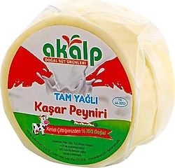 Akalp Çiftliği Tam Yağlı Kaşar Peyniri 500 gr