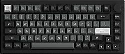 Akko 5075B Plus Black Silver RGB %75 TKL Dracula Switch Kablolu/Kablosuz Mekanik Oyuncu Klavyesi