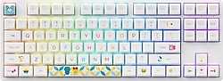 Akko 5087S Doraemon Rainbow RGB TKL CS Sakura Switch Kablolu Mekanik Oyuncu Klavyesi