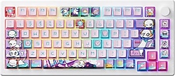 Akko MOD007B HE 7th Anniversary RGB %75 TKL Cream Yellow Magnetic Switch Kablolu/Kablosuz Mekanik Oyuncu