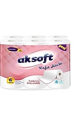 Aksoft 6'lı Kağıt Havlu