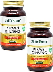 Aksu Vital Shiffa Home Kırmızı ginseng 850 mg 60 kapsül 2 Adet