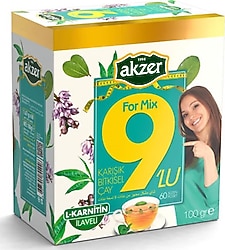 Akzer For-Mix 9 Karışık Bitki Çayı 60'lı