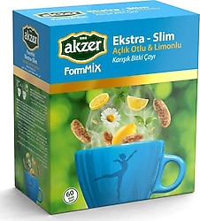 Akzer For-Mix Ekstra Slim Karışık Bitki Çayı 60'lı