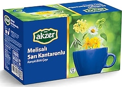 Akzer Melisalı Sarı Kantaronlu Karışık Bitki Çayı 25'li