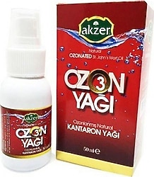 Akzer Ozonlanmış Natürel Kantaron Yağı 50 ml